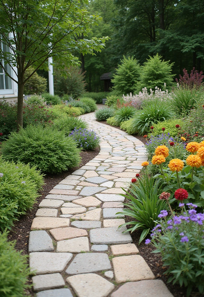 30 Garden Landscaping Ideas That Completely Transform Yards 6 30 Garden Landscaping Ideas That Completely Transform Yards - 6. Pathways and Walkways: Create a Journey