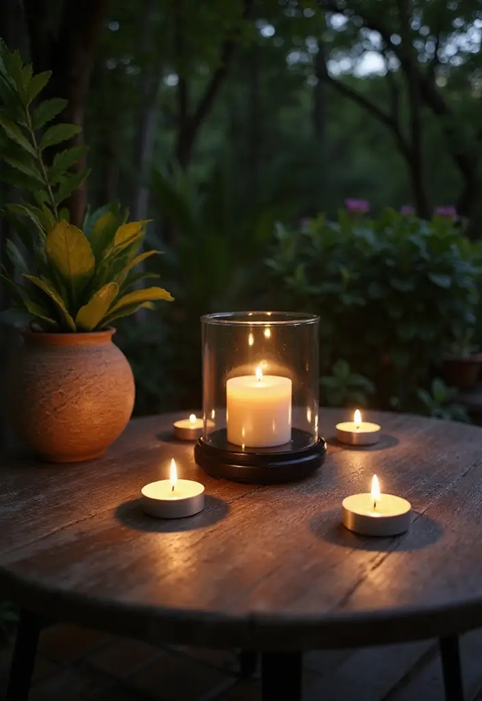 30 Garden Lighting Ideas That Make Nights Magical 13 30 Garden Lighting Ideas That Make Nights Magical - 13. Charming Solar Candle Holders