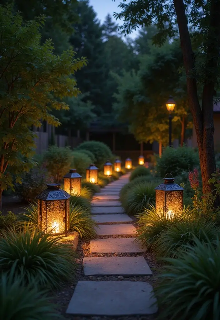 30 Garden Lighting Ideas That Make Nights Magical 3 30 Garden Lighting Ideas That Make Nights Magical - 3. Solar Lanterns for Cozy Corners