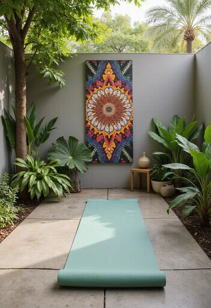 30 Garden Patio Ideas for Relaxing and Hosting in Style 10 30 Garden Patio Ideas for Relaxing and Hosting in Style - 10. Multipurpose Yoga Space