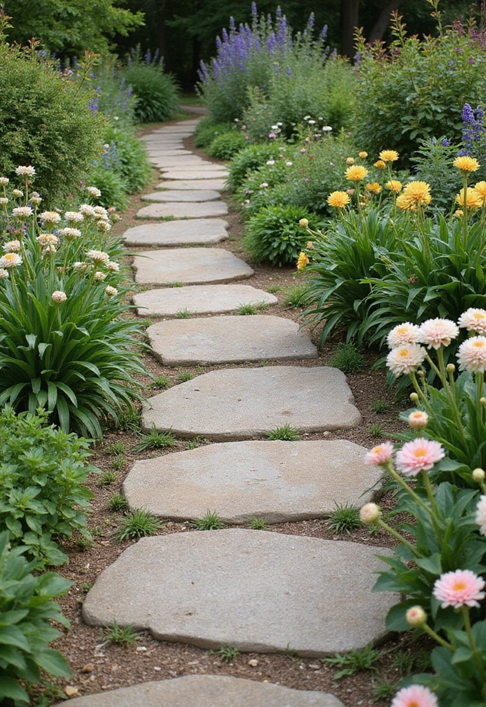 30 Garden Patio Ideas for Relaxing and Hosting in Style 16 30 Garden Patio Ideas for Relaxing and Hosting in Style - 16. Stylish Garden Pathways