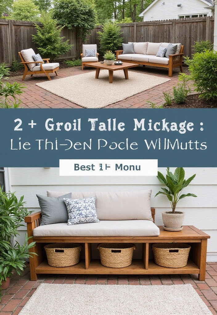30 Garden Patio Ideas for Relaxing and Hosting in Style 7 30 Garden Patio Ideas for Relaxing and Hosting in Style - 7. Practical Storage Solutions
