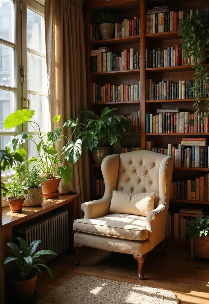30 Garden Room Ideas That Add Style and Extra Space 4 30 Garden Room Ideas That Add Style and Extra Space - 4. Cozy Reading Nook