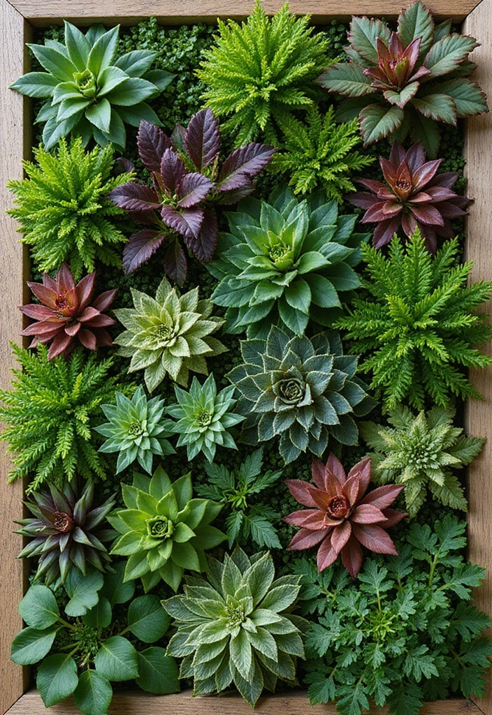 30 Garden Wall Ideas That Blend Beauty and Function 1 30 Garden Wall Ideas That Blend Beauty and Function - 1. Living Plant Wall