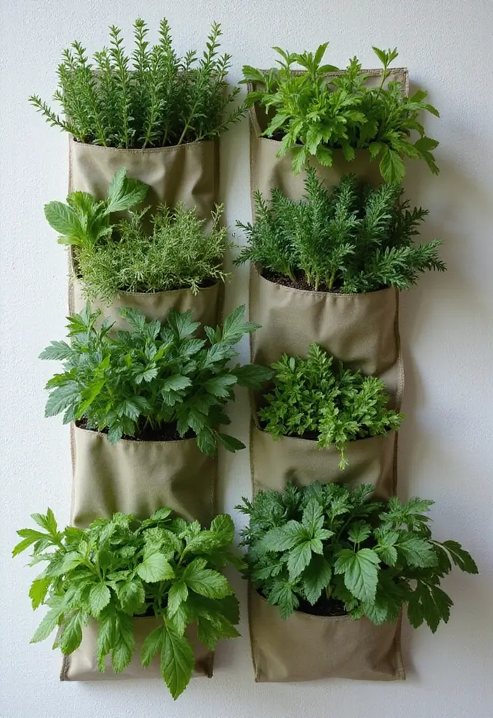 30 Gorgeous Garden Bed Ideas That Add Instant Charm 1 30 Gorgeous Garden Bed Ideas That Add Instant Charm - 1. Vertical Herb Garden