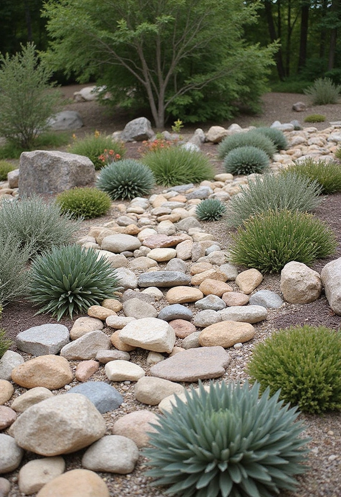 30 Gorgeous Garden Bed Ideas That Add Instant Charm 17 30 Gorgeous Garden Bed Ideas That Add Instant Charm - 17. Rock Garden Beds