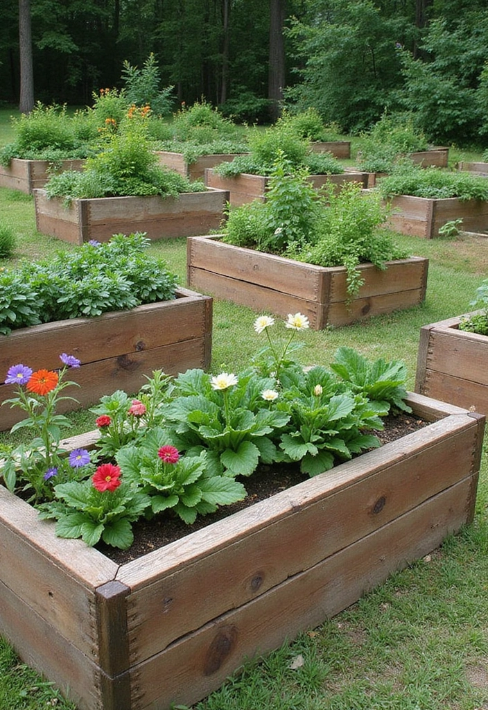 30 Gorgeous Garden Bed Ideas That Add Instant Charm 2 30 Gorgeous Garden Bed Ideas That Add Instant Charm - 2. Rustic Raised Garden Beds