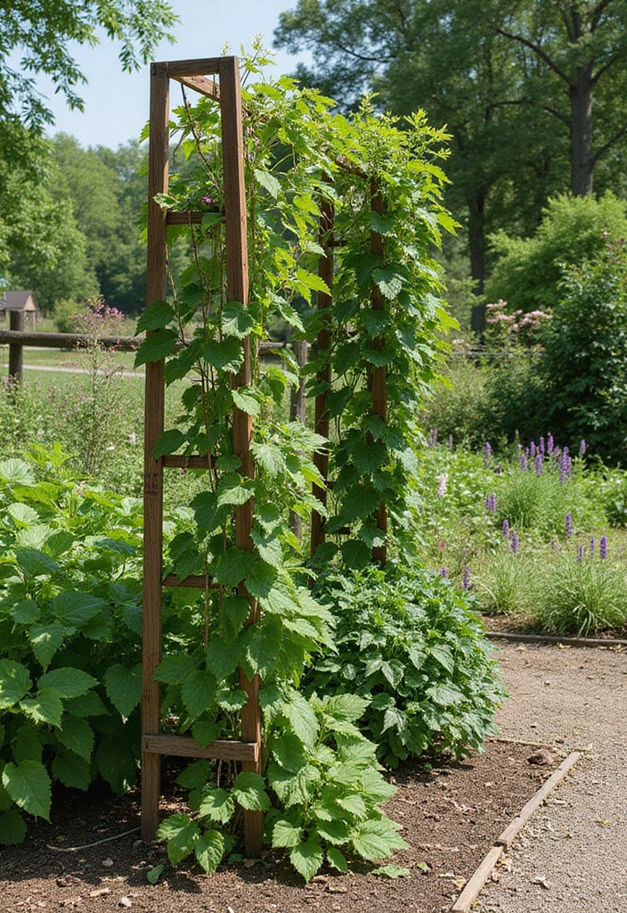 30 Gorgeous Garden Bed Ideas That Add Instant Charm 29 30 Gorgeous Garden Bed Ideas That Add Instant Charm - 29. Climbing Plant Garden Beds