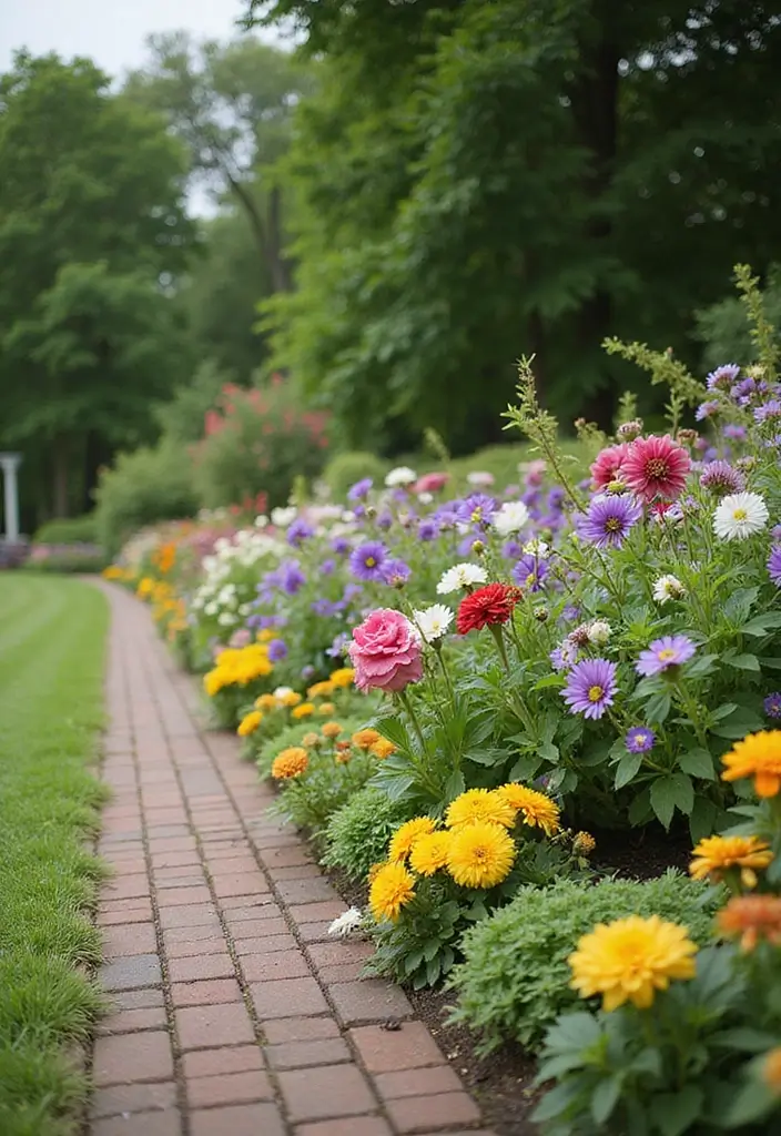30 Gorgeous Garden Bed Ideas That Add Instant Charm 7 30 Gorgeous Garden Bed Ideas That Add Instant Charm - 7. Flowering Border Beds