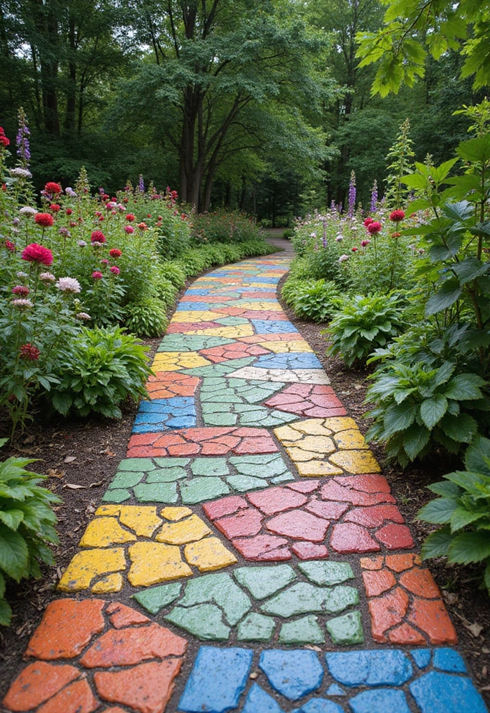 30 Homemade Garden Decorations That Are Easy and Beautiful 17 30 Homemade Garden Decorations That Are Easy and Beautiful - 17. Mosaic Garden Stones