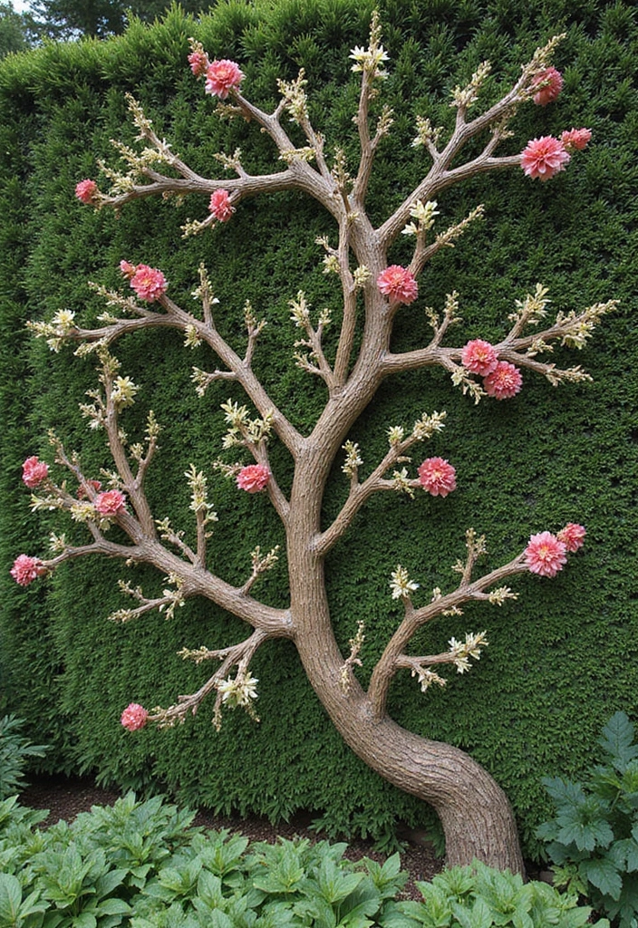 30 Homemade Garden Decorations That Are Easy and Beautiful 24 30 Homemade Garden Decorations That Are Easy and Beautiful - 24. Nature-Inspired Wall Art