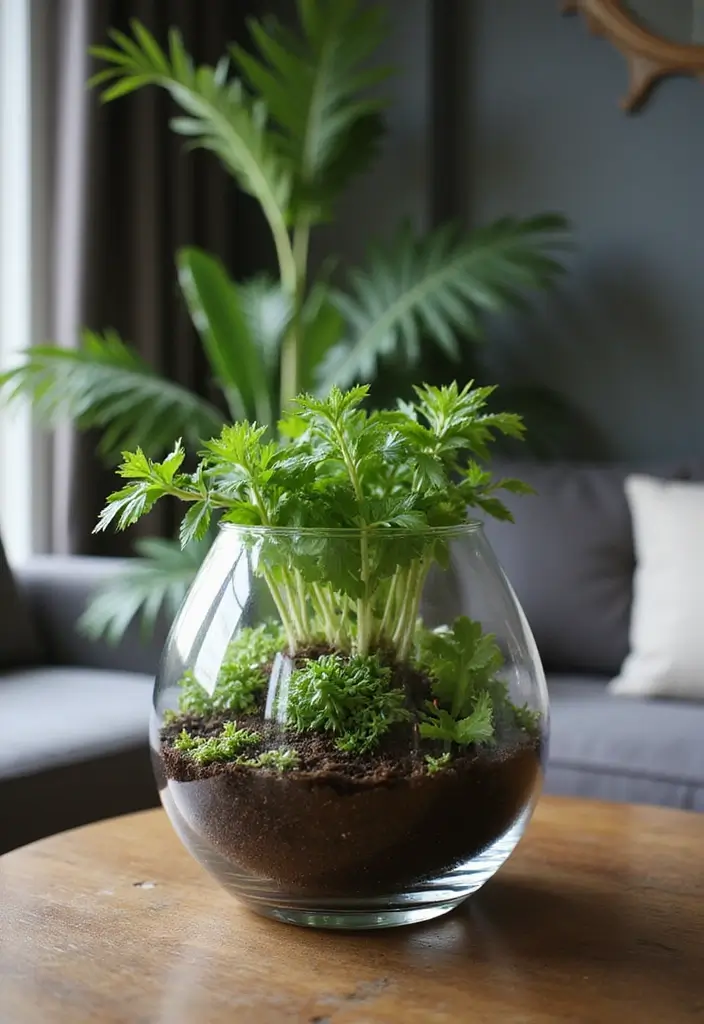 30 Indoor Herb Garden Ideas Perfect for Fresh Cooking 11 30 Indoor Herb Garden Ideas Perfect for Fresh Cooking - 11. Herb Terrarium