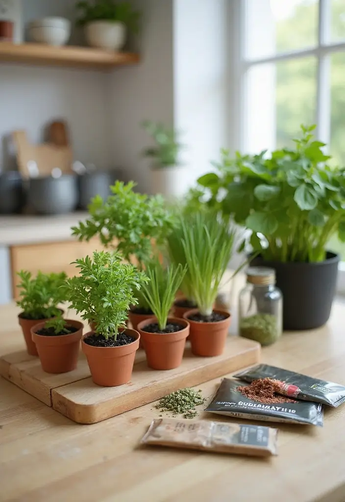 30 Indoor Herb Garden Ideas Perfect for Fresh Cooking 13 30 Indoor Herb Garden Ideas Perfect for Fresh Cooking - 13. Miniature Garden Kits