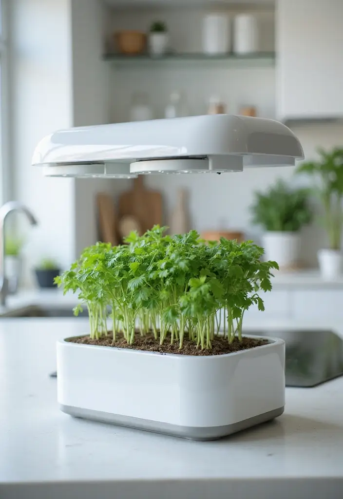 30 Indoor Herb Garden Ideas Perfect for Fresh Cooking 14 30 Indoor Herb Garden Ideas Perfect for Fresh Cooking - 14. Modern Hydroponic Systems