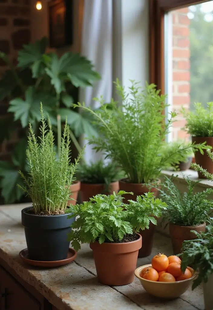 30 Indoor Herb Garden Ideas Perfect for Fresh Cooking 16 30 Indoor Herb Garden Ideas Perfect for Fresh Cooking - 16. Aromatic Herb Garden