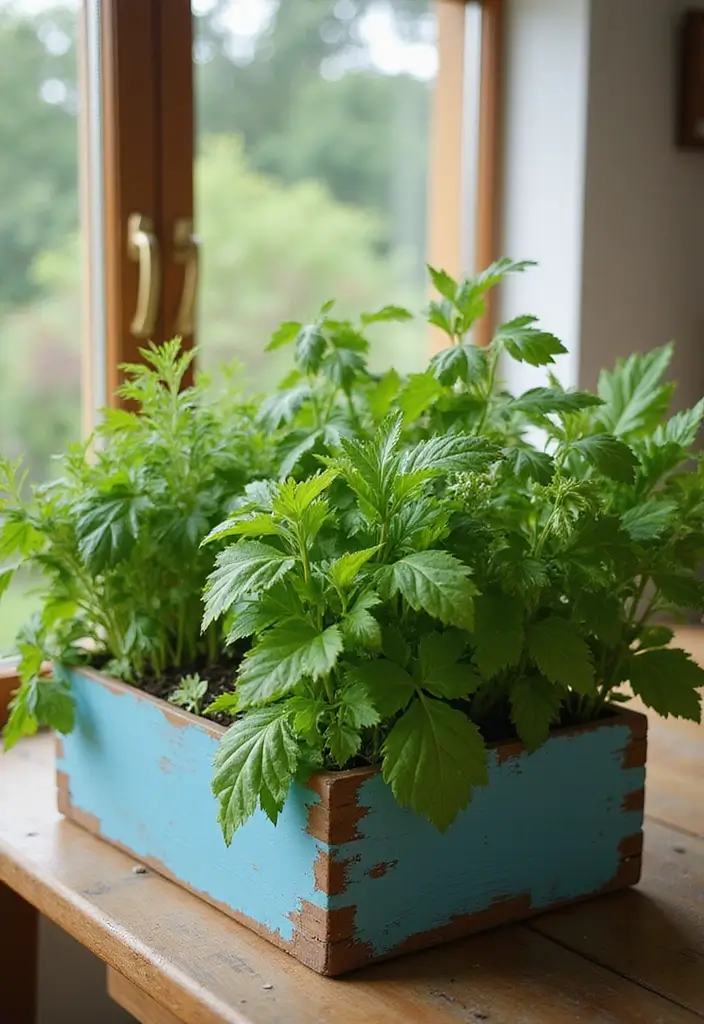 30 Indoor Herb Garden Ideas Perfect for Fresh Cooking 19 30 Indoor Herb Garden Ideas Perfect for Fresh Cooking - 19. Colorful Raised Bed