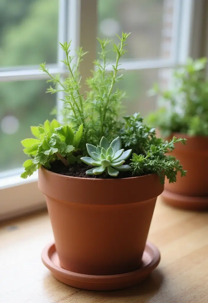 30 Indoor Herb Garden Ideas Perfect for Fresh Cooking 24 30 Indoor Herb Garden Ideas Perfect for Fresh Cooking - 24. Herb Succulent Garden