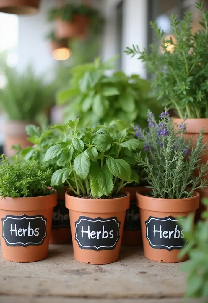 30 Indoor Herb Garden Ideas Perfect for Fresh Cooking 28 30 Indoor Herb Garden Ideas Perfect for Fresh Cooking - 28. Chalkboard Herb Labels