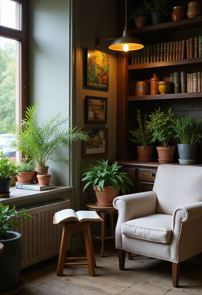 30 Indoor Herb Garden Ideas Perfect for Fresh Cooking 29 30 Indoor Herb Garden Ideas Perfect for Fresh Cooking - 29. Herb Book Nook