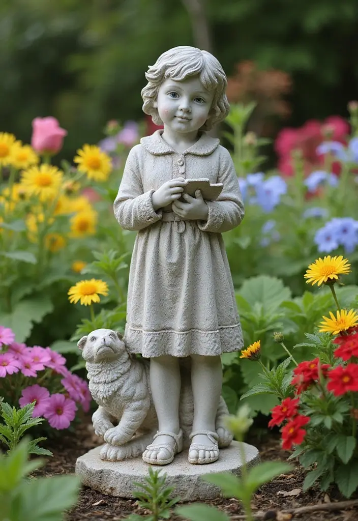 30 Italian Garden Ideas That Feel Romantic and Luxurious 13 30 Italian Garden Ideas That Feel Romantic and Luxurious - 13. Charming Garden Statues