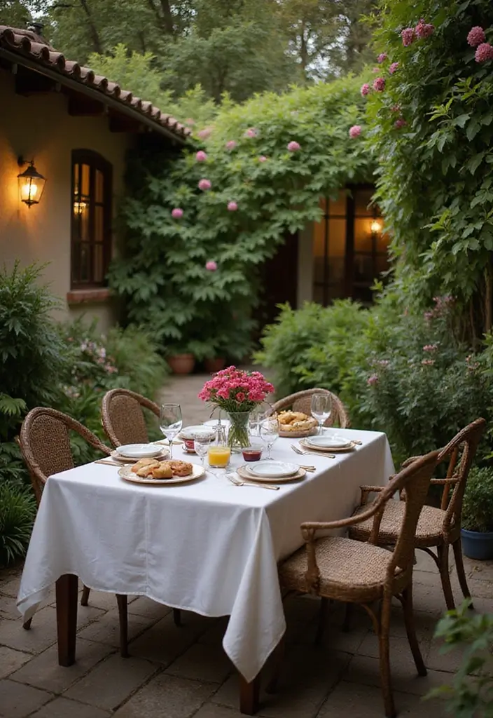 30 Italian Garden Ideas That Feel Romantic and Luxurious 16 30 Italian Garden Ideas That Feel Romantic and Luxurious - 16. Stylish Outdoor Dining Areas