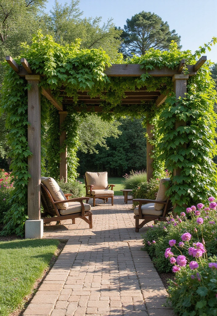 30 Italian Garden Ideas That Feel Romantic and Luxurious 17 30 Italian Garden Ideas That Feel Romantic and Luxurious - 17. Inviting Pergolas
