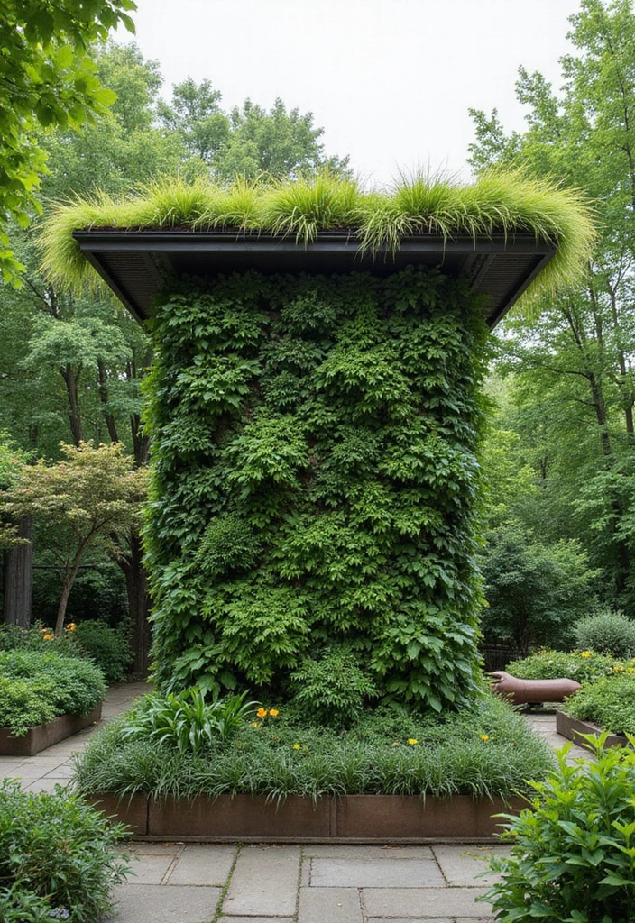 30 Large Garden Ideas That Turn Big Spaces Into Paradise 12 30 Large Garden Ideas That Turn Big Spaces Into Paradise - 12. Green Roofs and Living Walls