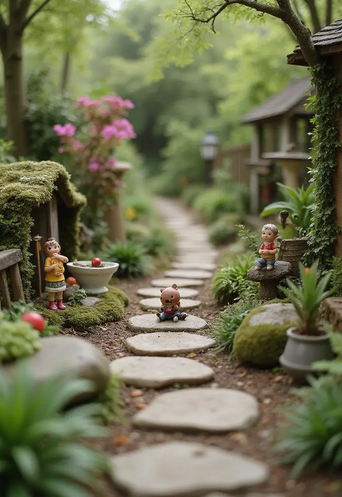 30 Long Narrow Garden Ideas That Make Spaces Look Wider 12 30 Long Narrow Garden Ideas That Make Spaces Look Wider - 12. Miniature Landscaping