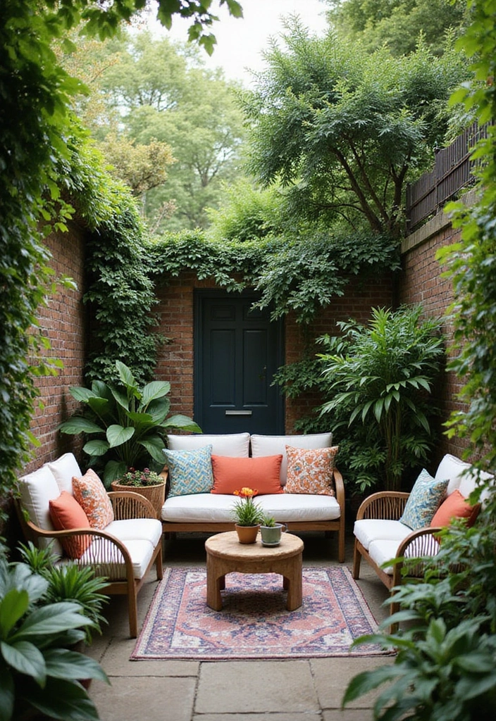 30 Long Narrow Garden Ideas That Make Spaces Look Wider 13 30 Long Narrow Garden Ideas That Make Spaces Look Wider - 13. Garden Furniture