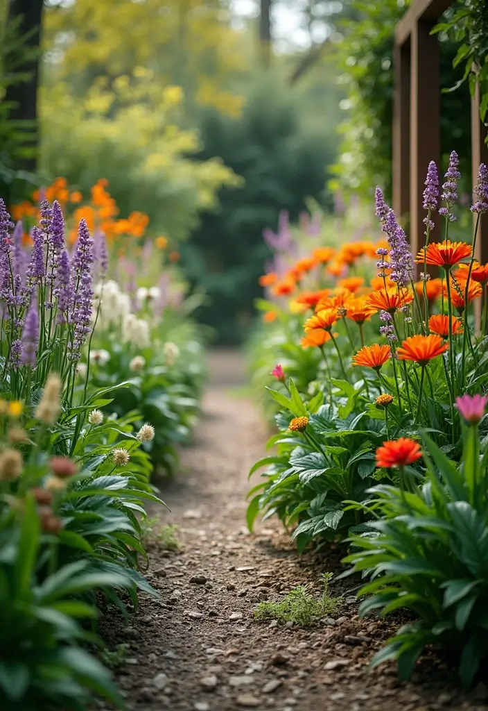 30 Long Narrow Garden Ideas That Make Spaces Look Wider 19 30 Long Narrow Garden Ideas That Make Spaces Look Wider - 19. Seasonal Plant Rotation