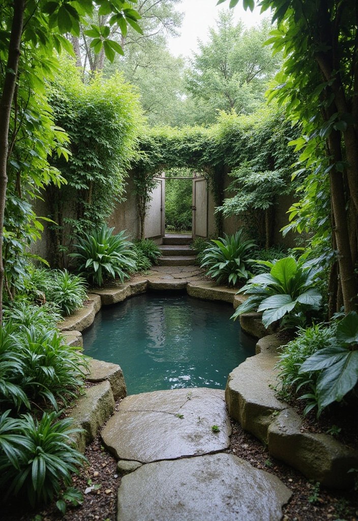 30 Long Narrow Garden Ideas That Make Spaces Look Wider 23 30 Long Narrow Garden Ideas That Make Spaces Look Wider - 23. Sunken Gardens