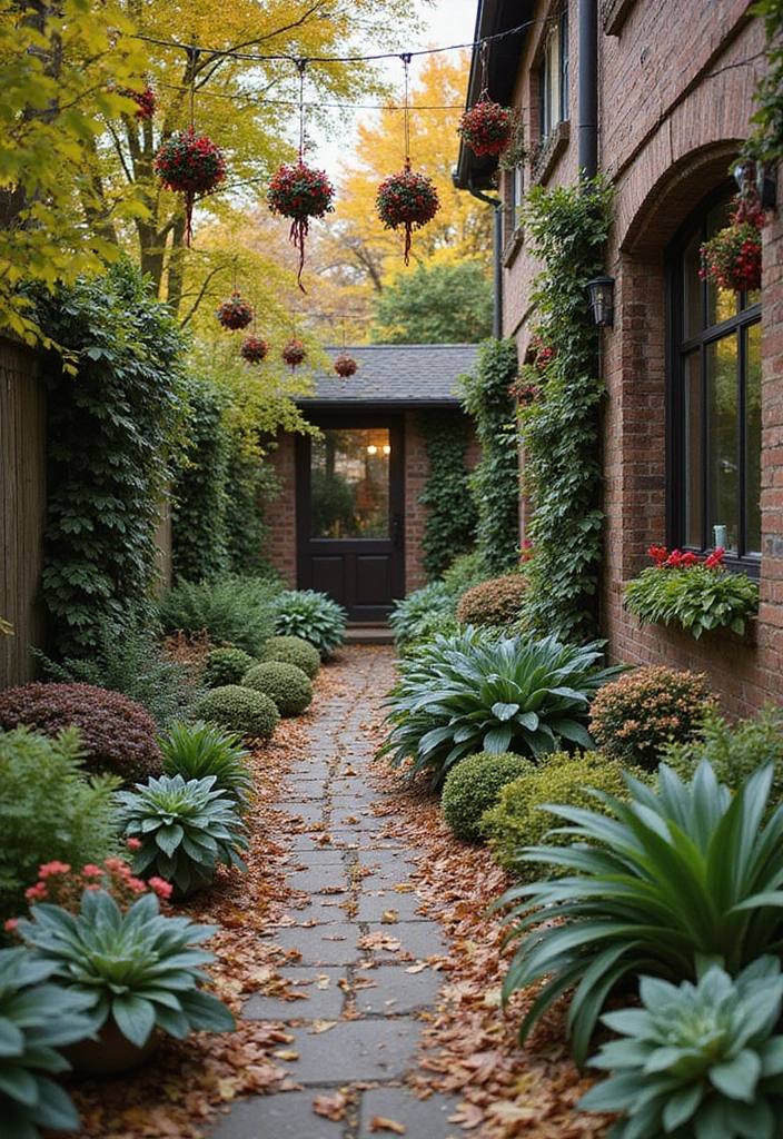 30 Long Narrow Garden Ideas That Make Spaces Look Wider 26 30 Long Narrow Garden Ideas That Make Spaces Look Wider - 26. Seasonal Decorations