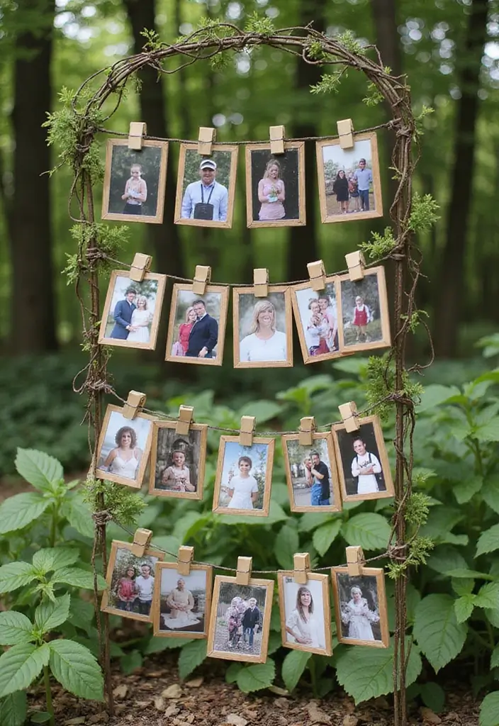 30 Memorial Garden Ideas That Are Beautiful and Peaceful 21 30 Memorial Garden Ideas That Are Beautiful and Peaceful - 21. Touching Memorial Photo Collage