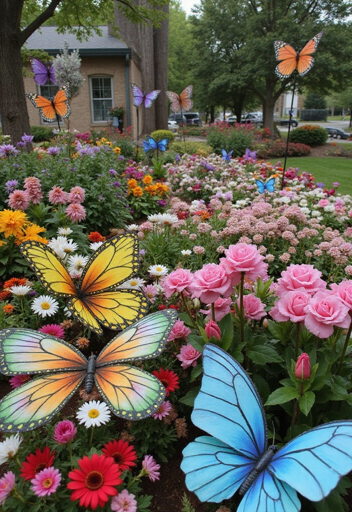 30 Memorial Garden Ideas That Are Beautiful and Peaceful 25 30 Memorial Garden Ideas That Are Beautiful and Peaceful - 25. Butterfly Sculptures and Art