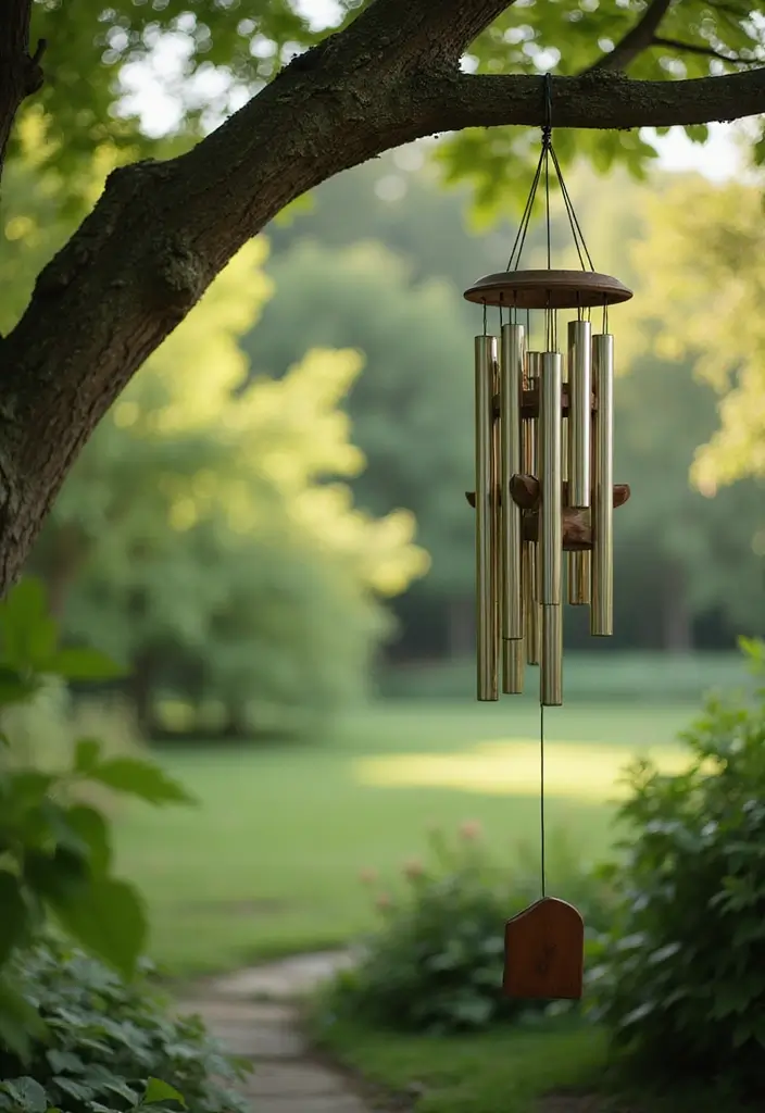 30 Memorial Garden Ideas That Are Beautiful and Peaceful 7 30 Memorial Garden Ideas That Are Beautiful and Peaceful - 7. Memorial Wind Chimes