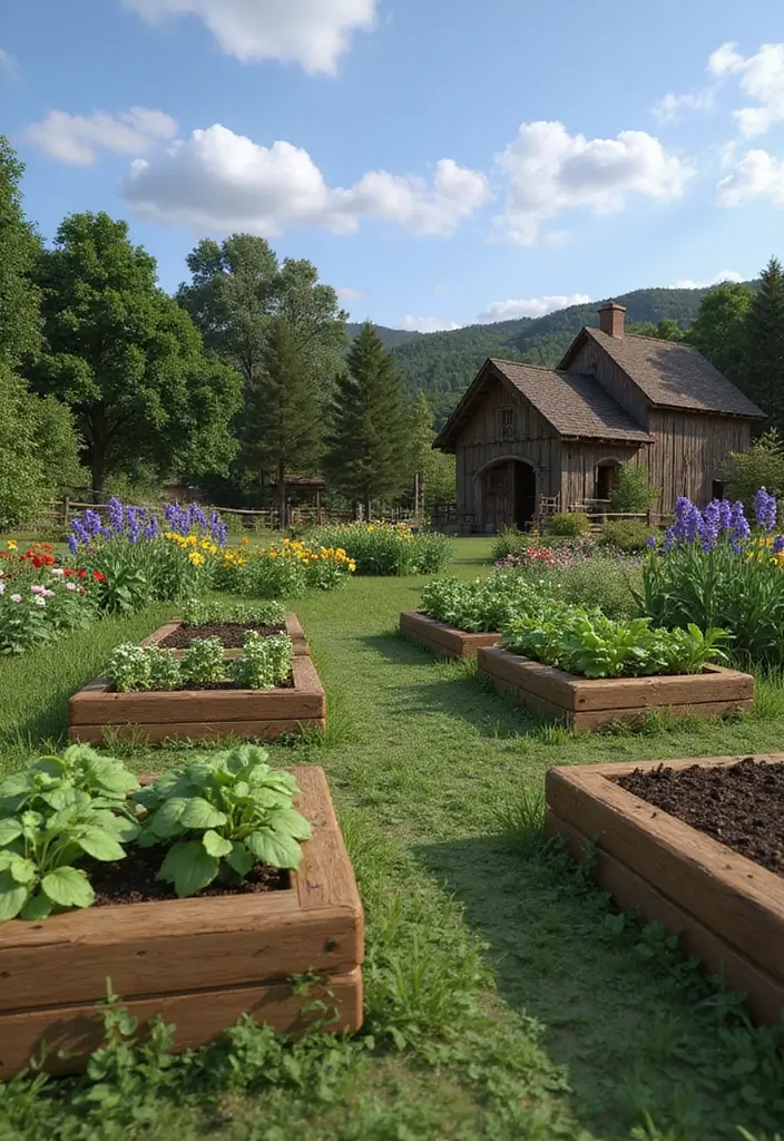 30 Minecraft Garden Ideas That Gamers Will Love to Build 10 30 Minecraft Garden Ideas That Gamers Will Love to Build - 10. Rustic Farm Garden