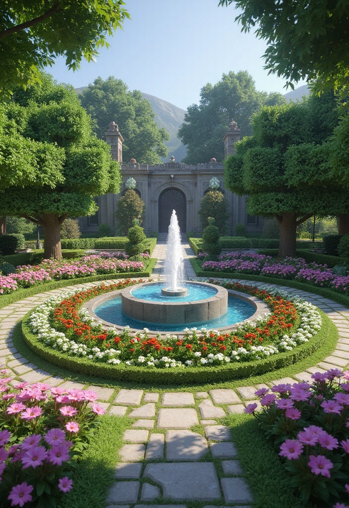 30 Minecraft Garden Ideas That Gamers Will Love to Build 11 30 Minecraft Garden Ideas That Gamers Will Love to Build - 11. Circular Garden