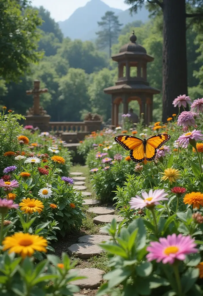30 Minecraft Garden Ideas That Gamers Will Love to Build 19 30 Minecraft Garden Ideas That Gamers Will Love to Build - 19. Butterfly Garden