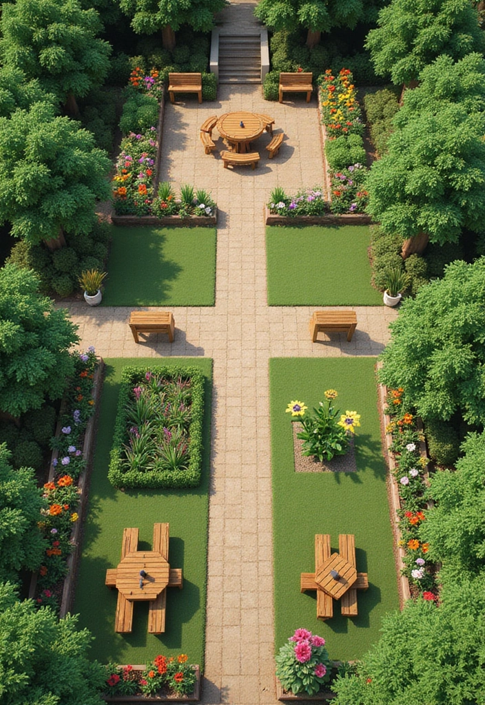 30 Minecraft Garden Ideas That Gamers Will Love to Build 25 30 Minecraft Garden Ideas That Gamers Will Love to Build - 25. Community Garden