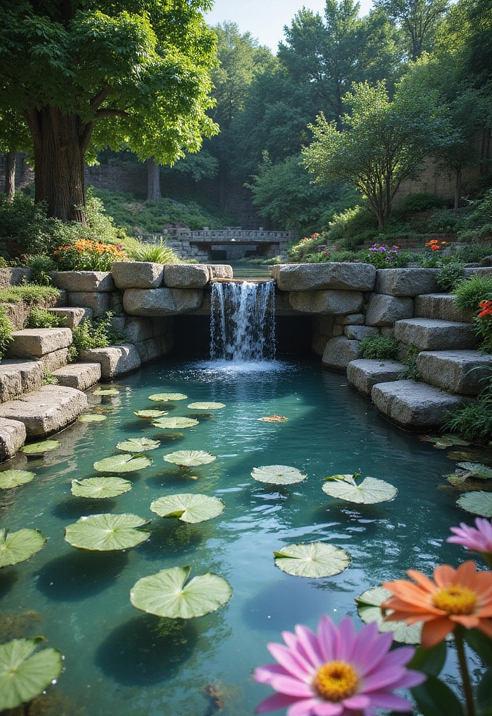30 Minecraft Japanese Garden Ideas You’ll Love to Recreate 1 30 Minecraft Japanese Garden Ideas You’ll Love to Recreate - 1. Tranquil Water Features