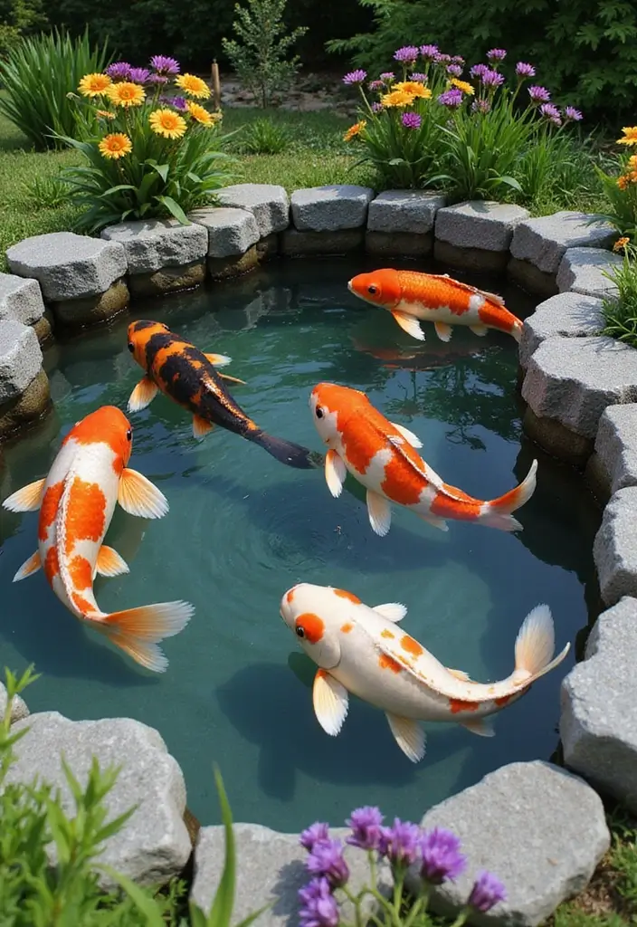 30 Minecraft Japanese Garden Ideas You’ll Love to Recreate 6 30 Minecraft Japanese Garden Ideas You’ll Love to Recreate - 6. Koi Ponds