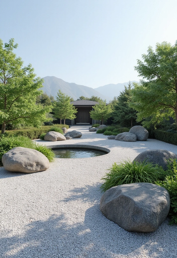 30 Modern Garden Designs That Feel Straight Out of a Magazine 1 30 Modern Garden Designs That Feel Straight Out of a Magazine - 1. Minimalist Zen Gardens