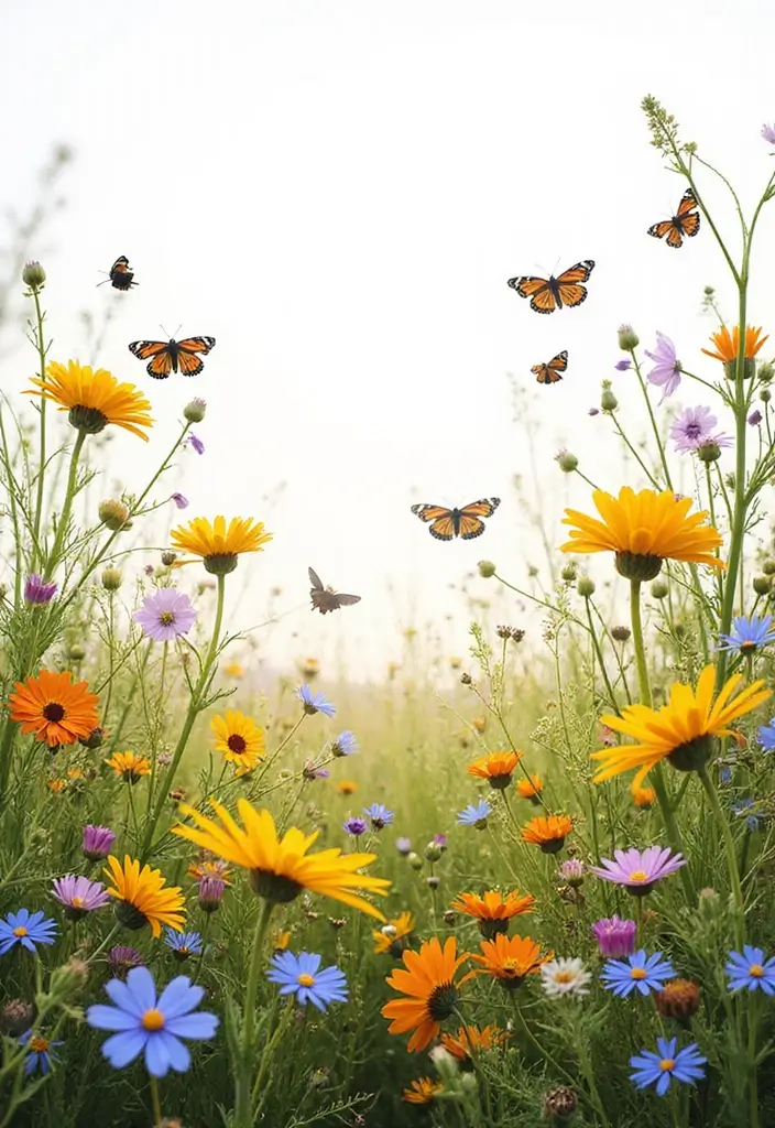 30 Modern Garden Designs That Feel Straight Out of a Magazine 19 30 Modern Garden Designs That Feel Straight Out of a Magazine - 19. Wildflower Meadows