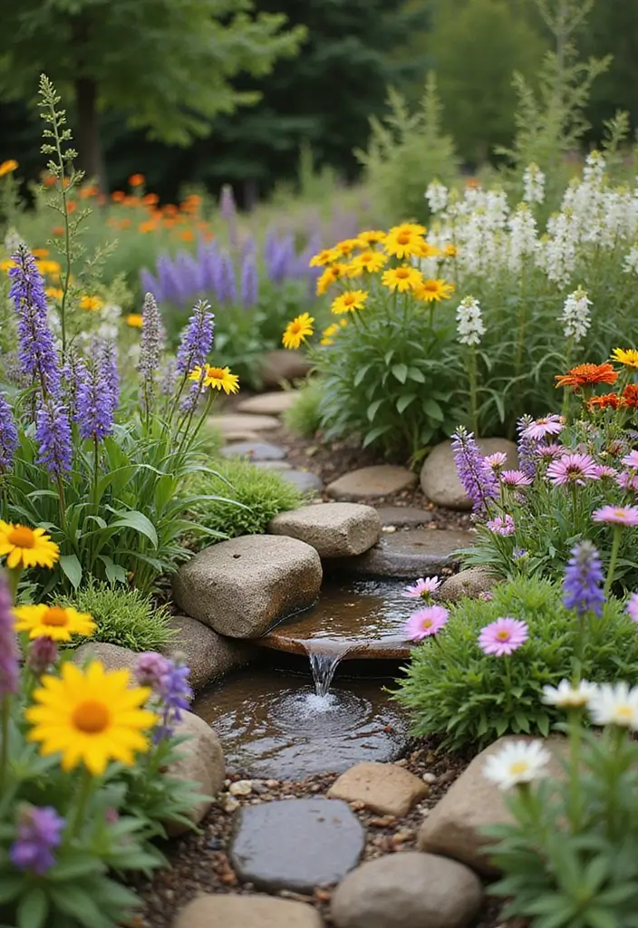 30 Modern Garden Designs That Feel Straight Out of a Magazine 8 30 Modern Garden Designs That Feel Straight Out of a Magazine - 8. Pollinator-Friendly Gardens