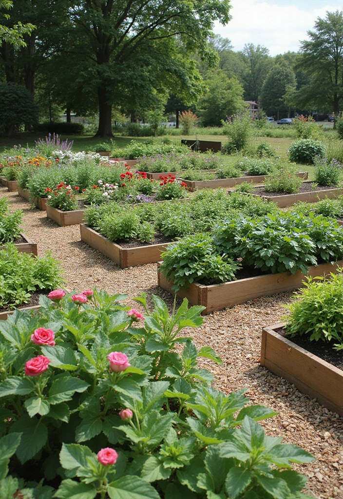 30 Raised Bed Garden Designs That Maximize Space and Style 27 30 Raised Bed Garden Designs That Maximize Space and Style - 27. Community Raised Bed Gardens