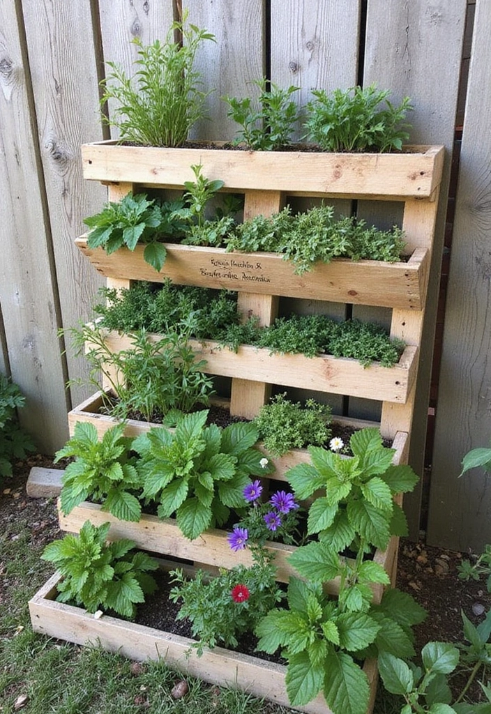 30 Raised Bed Garden Designs That Maximize Space and Style 3 30 Raised Bed Garden Designs That Maximize Space and Style - 3. Elegant Pallet Gardens