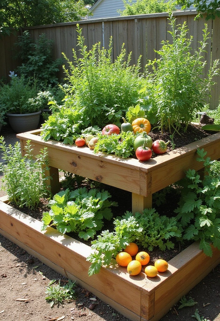 30 Raised Garden Beds Layouts That Make Planting Super Easy 24 30 Raised Garden Beds Layouts That Make Planting Super Easy - 24. Dual-Level Beds