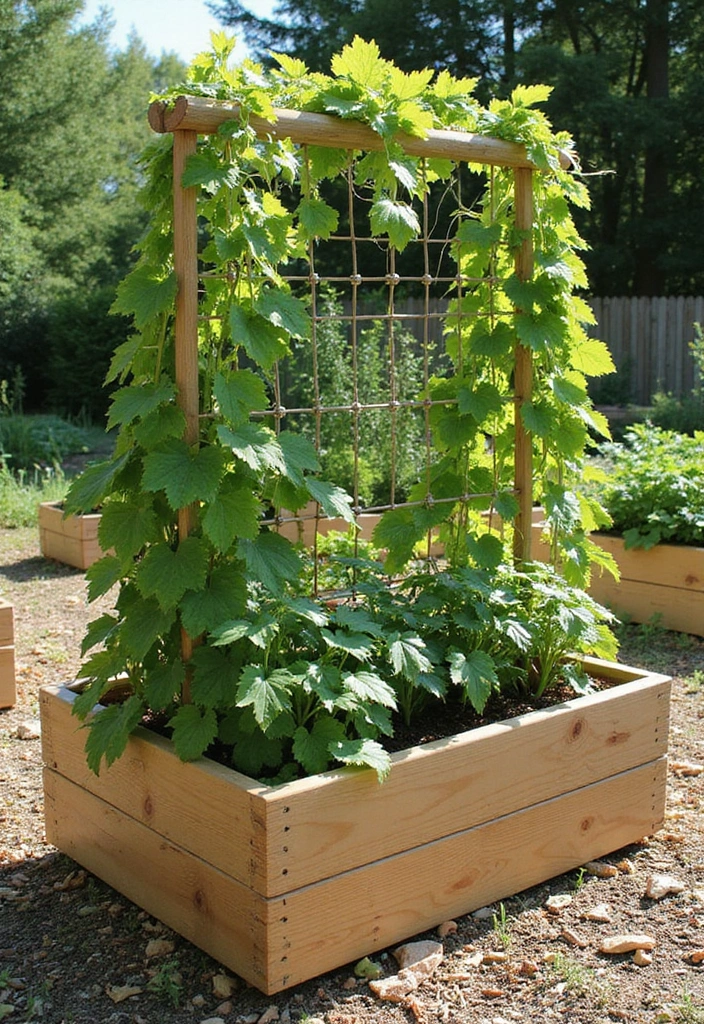 30 Raised Garden Beds Layouts That Make Planting Super Easy 26 30 Raised Garden Beds Layouts That Make Planting Super Easy - 26. DIY Trellis Beds