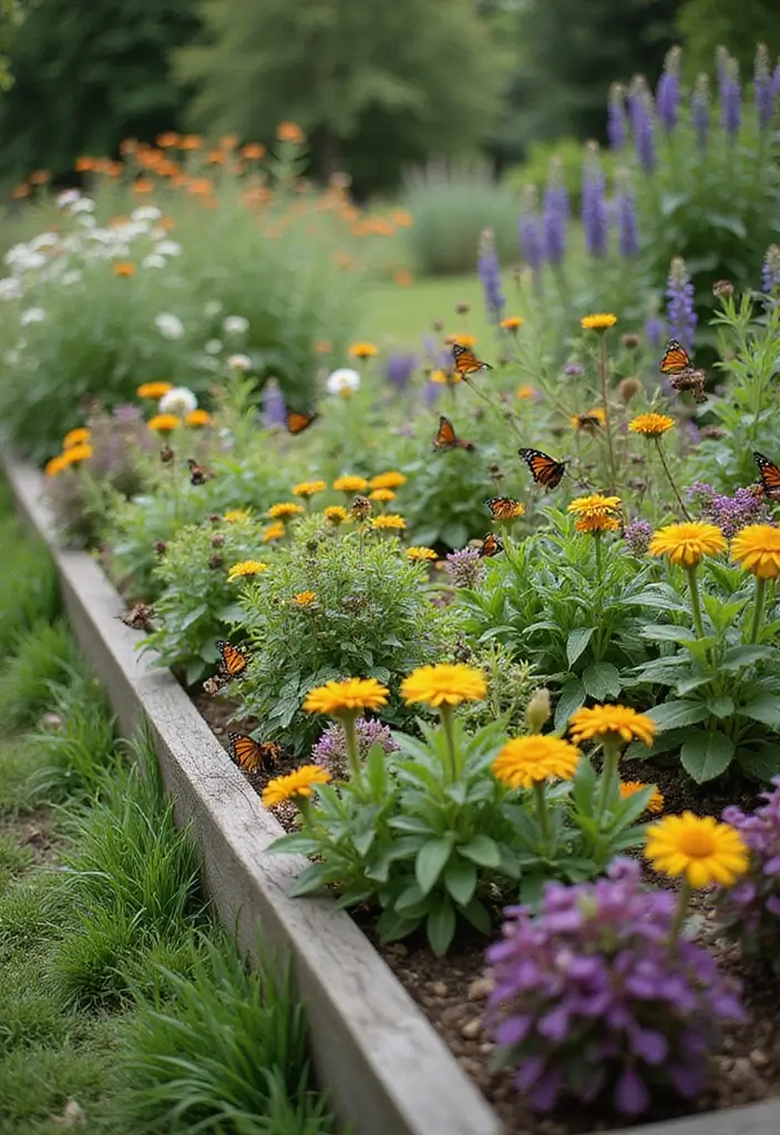 30 Raised Garden Beds Layouts That Make Planting Super Easy 27 30 Raised Garden Beds Layouts That Make Planting Super Easy - 27. Wildlife-Friendly Beds