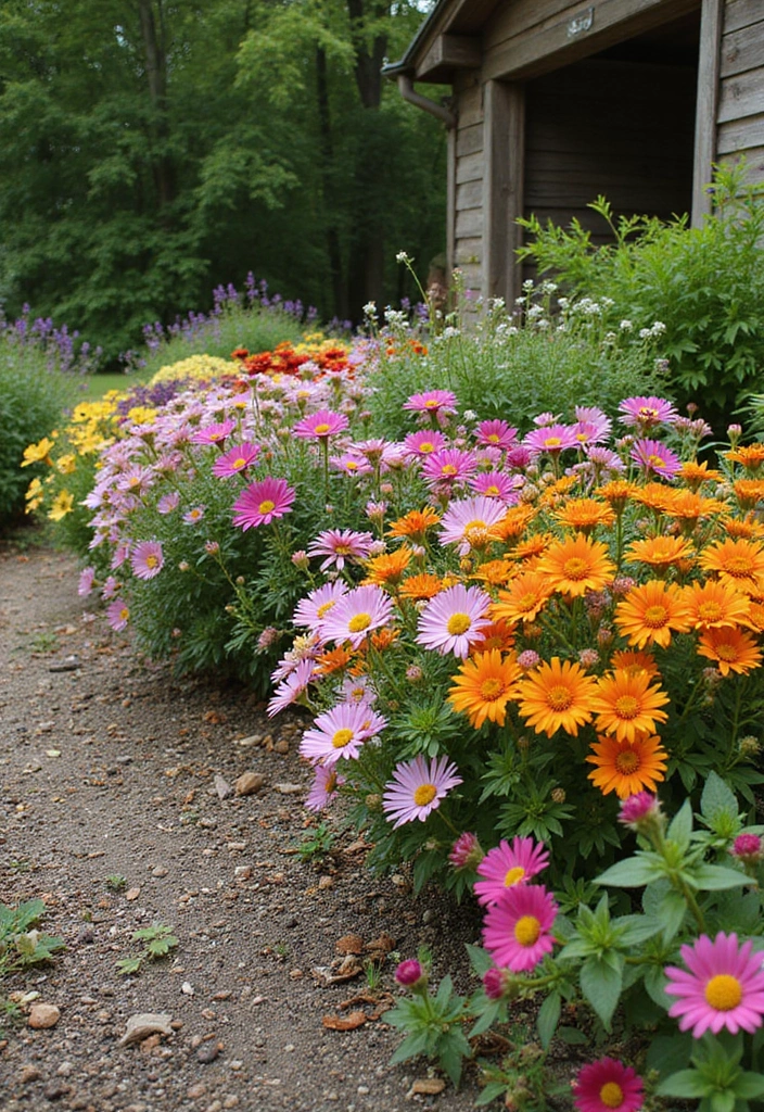 30 Rustic Garden Ideas Full of Natural and Cozy Charm 22 30 Rustic Garden Ideas Full of Natural and Cozy Charm - 22. Colorful Flower Beds